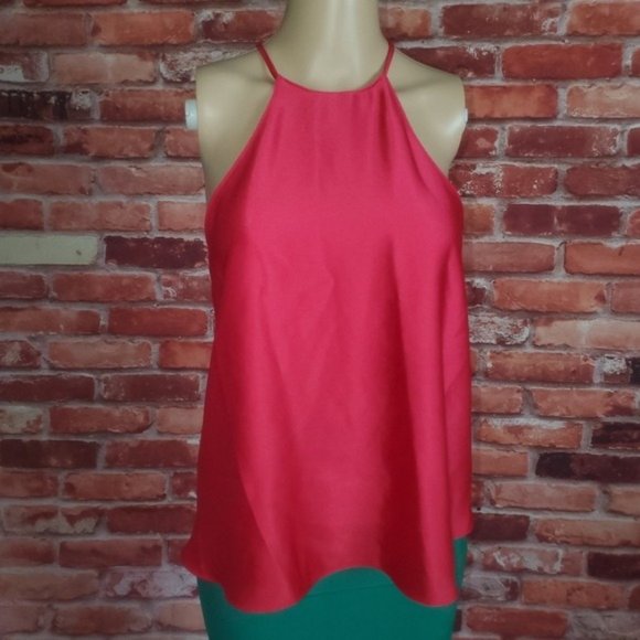 🎉HP🎉 NWT Jay Godfrey Red Open Back Tank Size 2 - Picture 2 of 4